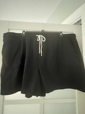 NEW! Sonoma Woman's French Terry Sweat Shorts ~ Plus Size 3X or 4X ~ Black