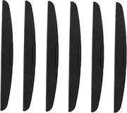 COMPUKAS 6pcs Car Door Edge Transparent Scratch Bumper Strips for Rearview Mirror Door Protection Easy Peel Stick Installation Durable Car Accessories