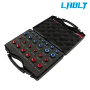 LABLT Thread Checker Nut and Bolt Gauges 12 Metric & 14 Inch in Case