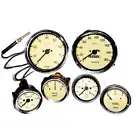 Smiths Replica Gauges Kit-Temp+ Oil+Fuel+ Amp Gauge+Mechanical Tacho ECS
