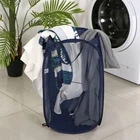 Mesh Laundry Basket Dirty Sorting Basket Kids Toys Sundries Laundry Bag