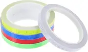UPKOCH 5 Rolls Reflective Bike Warning Stickers Durable Adhesive Reflective Tapes for Increased Visibility Portable Decorative Stickers Colors