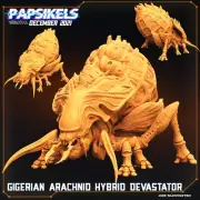 Gigerian Arachnid Devastator | Dropship Troop | Monster | Papsikels | 32mm Scale