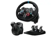 Logitech G29 Driving Force Racing Wheel for PS5, PS4, PC + Logitech Driving Force Shifter