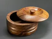 New Luxury Wooden Shaving Soap Bowl / Mug with Lid Cover For Men's Shave