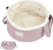 [shjxi] Drawstring Makeup Bag | Drawstring Cosmetic Case | Drawstring Makeup Organizer, Cosmetic Pouch with Drawstring, Toiletry Storage, Easy Access Cosmetic Bag Perfect for Travel