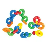Joyn Toys Chunky Soft C Rings Manipulative Set - 60 Pieces