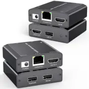 HDMI USB KVM Extender Over Cat 6/7 1080P@60Hz KVM Extender 150M/492FT HDMI Ov...