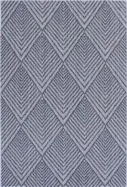 Lata Naka Geometric Charcoal Flatweave Rug