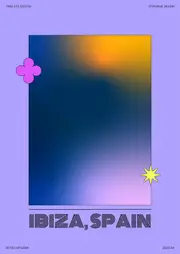 [Namly Design] Poster - Ibiza Spain Retro Artwork