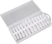 Baluue Skin Tone False Nails 260pcs Nail Plates Non-toxic Odorless Diy Manicure Kit