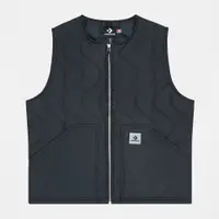 在飛比找PChome24h購物優惠-【CONVERSE】PADDED VEST 羽絨背心 男 黑