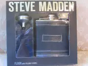 Steve Madden Flask and funnel nwt black stainless steel