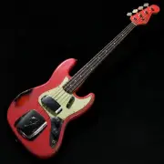 Fender CS Master B 62 Jazz Bass Aged Fiesta Red/3-Tone Sunburst MBVT S/N:R139058