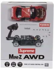 Supreme/Kyosho Mini-Z Nissan Skyline Nismo R33 RC Readyset Supreme FW22 BrandNew