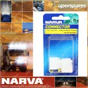 Narva 2 Way Quick Connector Housing Terminals Male/Female - Blister Pack