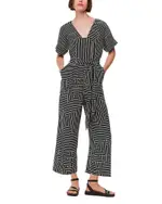 Whistles Angled Stripe Jumpsuit