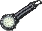 [WOFASHPURET] Sports Pocket Watch Carabiner Compass Clip Watch Men Pocket Watch for Men Dive Watch Fob Watch Digital Watch for Women Vest Basic Watches Women Watches for Men Digital Grey Glass