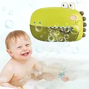REMOKING Baby Bubble Bath Toys,Automatic Dinosaur Bubble Machine with 12 Nursery Rhymes,Fun Toddler Bath Time Toy for Bathtub, Bubbles Maker for Kids,Water Game Gifts for 3 4 5 6 Year Old Boys Girls