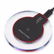 10W Fast Charging Ultra-Thin Wireless Charger Pad Base For iPhone X XS HUAWEI P30 Oneplus 7 XIAOMI MI 9 S10 S10+ BLACK COLOR