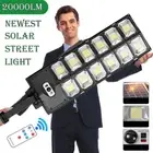 Commercial 1000000LM LED Outdoor Dusk to Dawn Solar Street Light Road Lamp New