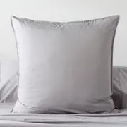 In2linen Organic Cotton 300T/C European Pillow Case - Grey