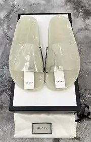 Authentic Gucci Opaque Rubber Mens Sandal/Slide US7.5 EU41 Gucci/UK7