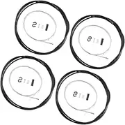 Yardwe 4 Sets Brake Cable Kit Outer Derailleur Core Protector Smooth Flexible for Bike