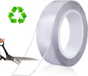 Nano Double Sided Tape, 16.4FT Multipurpose Heavy Duty Mounting Tape, Reusable R