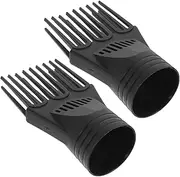 2pcs Hair Dryer Comb Hair Dryer Attachment for Blow Dryer Hair Diffuser Attachment Diffuser Hair Dryer Attachment Blow Dryer Part Comb Attachment for Hair Blow Dryer