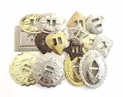 CONCHOS GRAB BAG! BIG Mixed Sizes Slotted 100 pcs