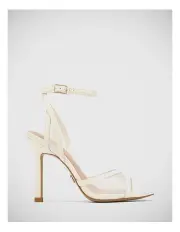 [Wittner] Zoella Mesh Textile Stiletto Heel in Off White