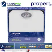 Bathroom Scale Mechanical Propert® PRO Quality Weight Scales White 130kg 7545627
