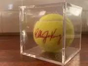 Elton John & Billie Jean King PENN Smash Hits signature tennis ball