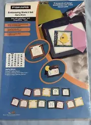 New Fiskars Embossing Stencil Set Alpha Block