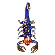 Collectible Art Blown Glass Scorpio Figurine Animal Hand Paint Gift Decor Exotic