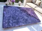 48"x24" Amethyst Dining Table Top Kitchen Slab Console Bar Furniture Hallway Dec