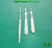 9 Surgical Scalpel Blade Handles #s 3,4,7 (Easy Fit)