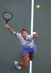 Steffi Graf of Germany during the US Open at the USTA National Ten- Old Photo 2