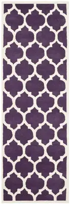 Safavieh Chatham PURPLE / IVORY 2'-3" X 11' Runner - CHT734F-211