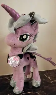 My Little Pony Nightmare Moon Unicorn Luna 14” Plush Aurora World Light Purple