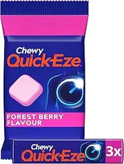 QUICK-EZE Chewy Forest Berry Heartburn And Indigestion Relief Antacid Tablets 24 Pack, 120 grams