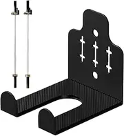Wall Mount Barbell Hanger - Barbell Storage Rack | Barbells Storage Weight Bar Holder | Space-Saving Multi-Functional Gym Organization for Home Commercial Basement Setup Studio Equipment