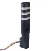 Red/Green/Blue Clear Stack Light LED Tower with Sounder Flasher Wall Mount 24V