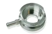 AEROFLOW AF64-0032 WELD-ON BILLET RADIATOR NECK 32mm ID RAW FINISH