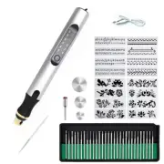 38PCS Electric Engraving Tool Kit Mini Cordless Rotary Engraver Pen 3 Speeds DIY