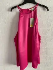 BODEN pink strappy Satin Top size 18 NEW.....T1112 sleeveless