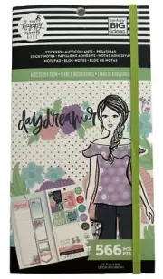 New The Happy Planner Girls Accessory Book Day Dreamer 566 Pieces Stickers Notes