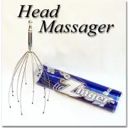 ZINGER Stainless Steel Head & Scalp Massager Hair Stimulator Stress Relief