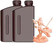2KG ABS-Like/Standard/Water Wash 3D Resin 405nm UV Resin Compatible for SLA/DLP/LCD 3D Printer Material UV Sensitive 1kg(Standard Orange)